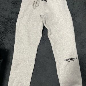 Fear of God Essentials Light Gray Sweatpants